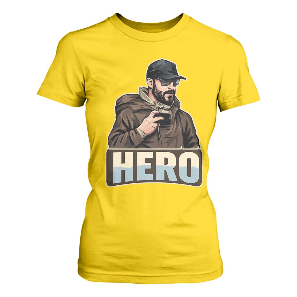 Community Hero Alex Pretti T Shirt For Women Minneapolis Support Gift TS12 Daisy Print Your Wear