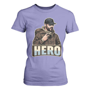 Community Hero Alex Pretti T Shirt For Women Minneapolis Support Gift TS12 Violet Print Your Wear