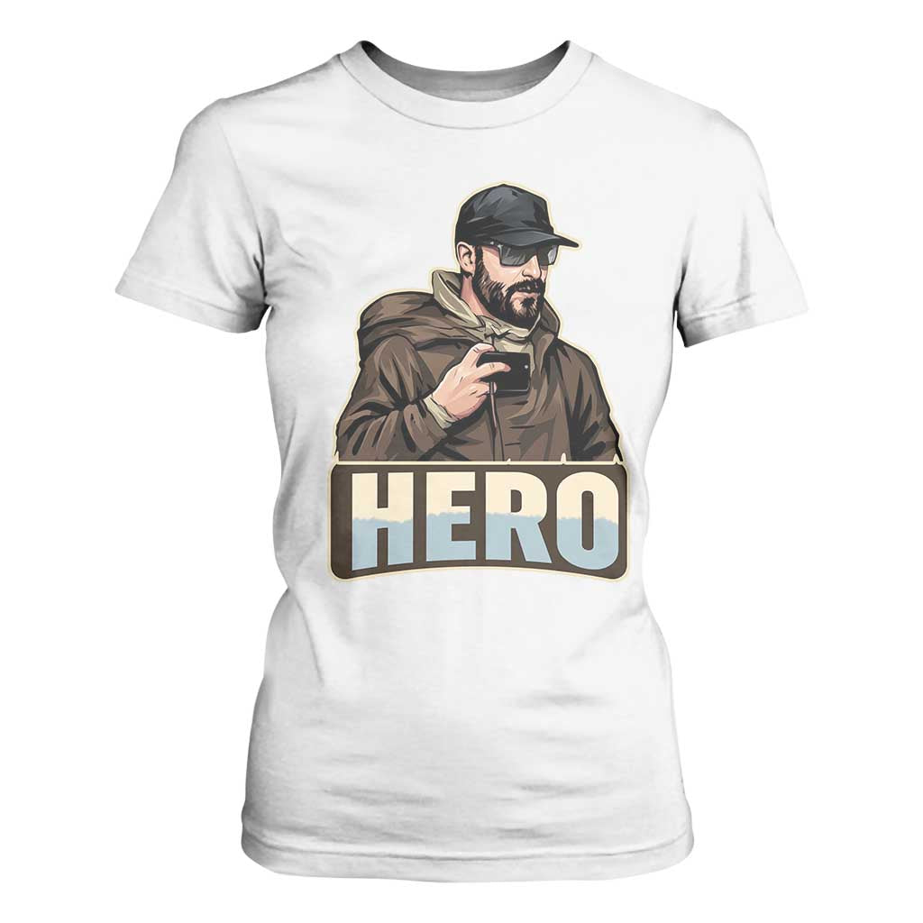 Community Hero Alex Pretti T Shirt For Women Minneapolis Support Gift TS12 White Print Your Wear