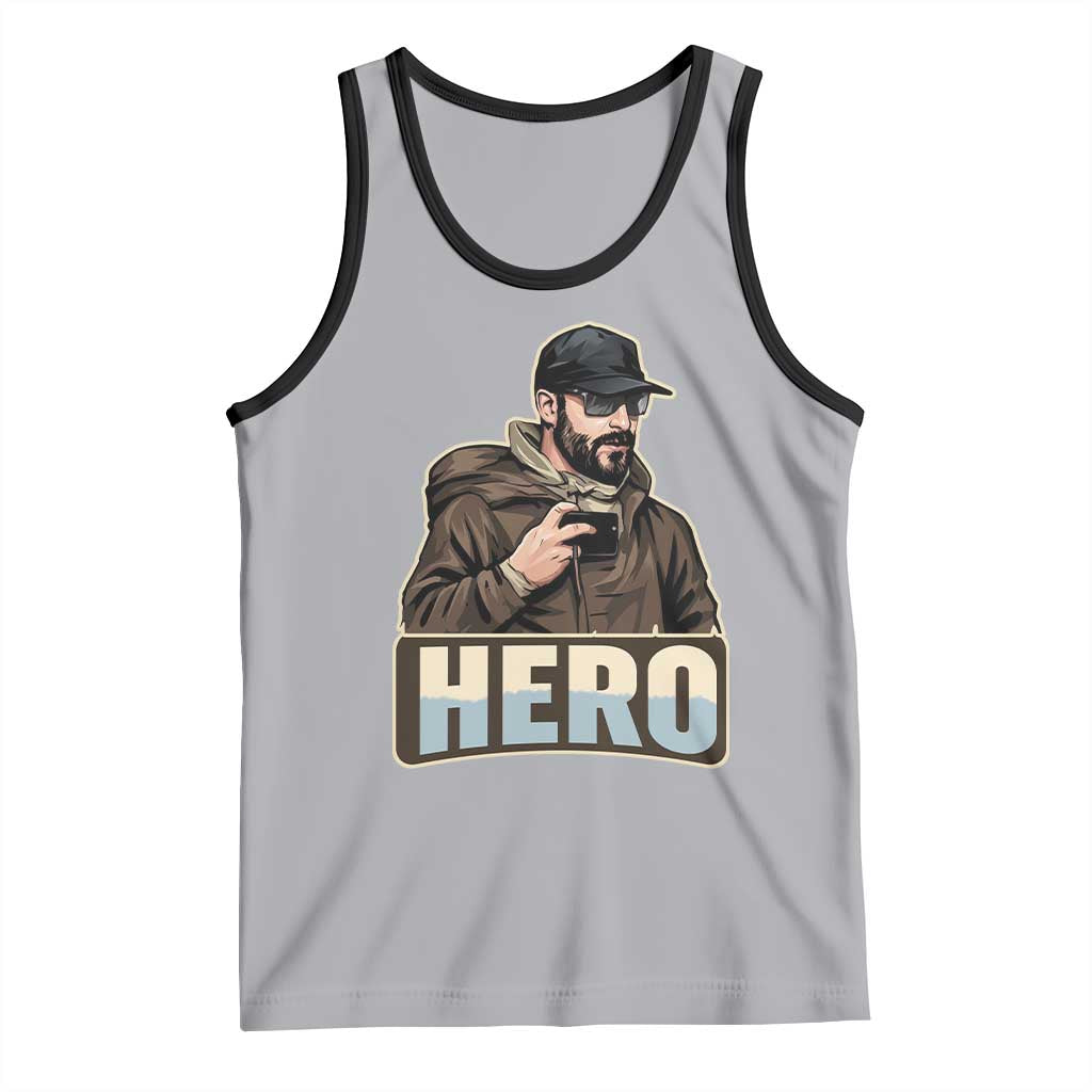 Community Hero Alex Pretti Tank Top Minneapolis Support Gift TS12 Athletic Heather Black Print Your Wear