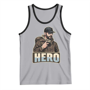 Community Hero Alex Pretti Tank Top Minneapolis Support Gift TS12 Athletic Heather Black Print Your Wear