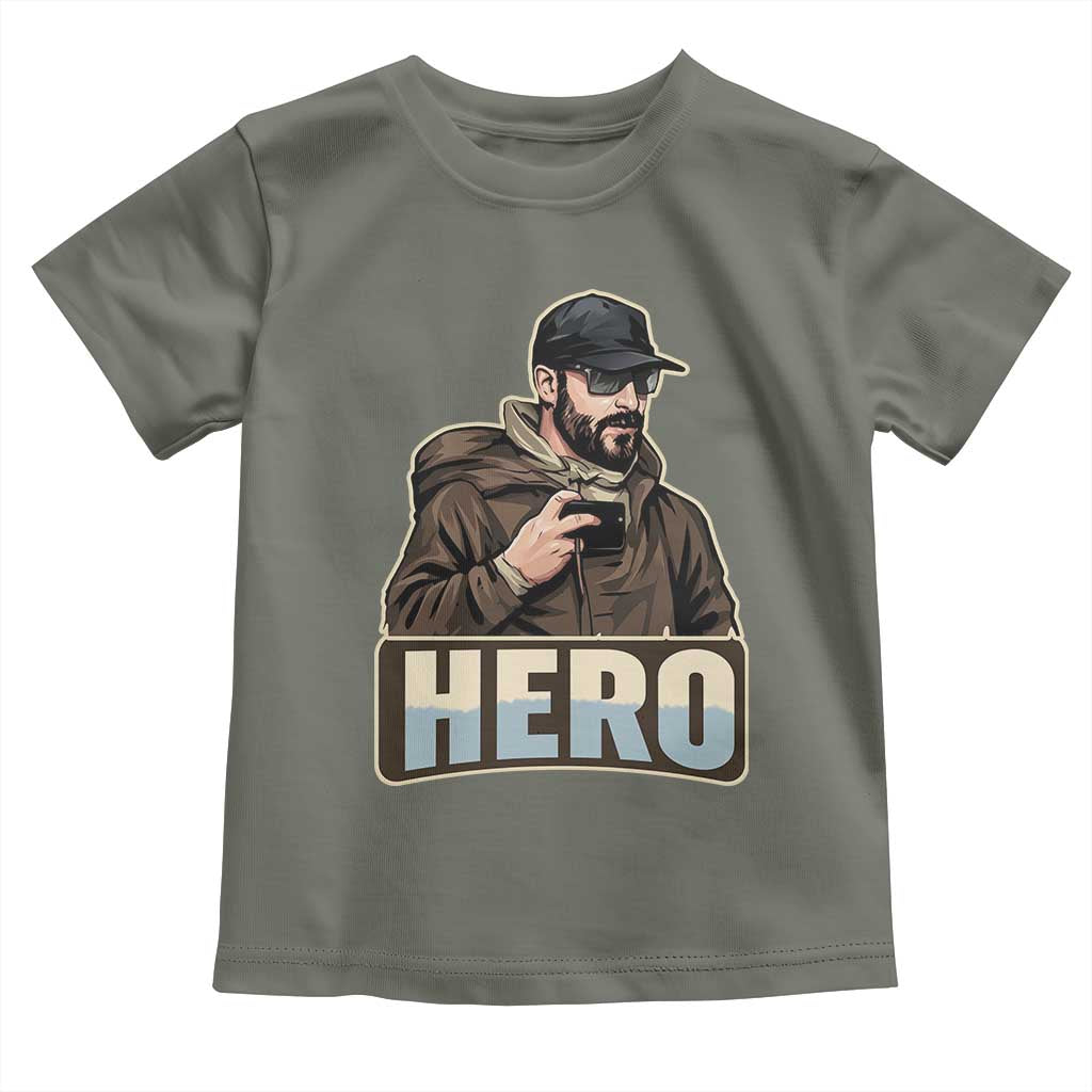 Community Hero Alex Pretti Toddler T Shirt Minneapolis Support Gift TS12 Military Green Print Your Wear