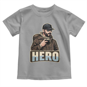 Community Hero Alex Pretti Toddler T Shirt Minneapolis Support Gift TS12 Sport Gray Print Your Wear