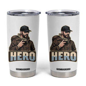 Community Hero Alex Pretti Tumbler Cup Minneapolis Support Gift TS12 White Print Your Wear