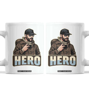 Community Hero Alex Pretti Coffee Mug Minneapolis Support Gift TS12 White Print Your Wear