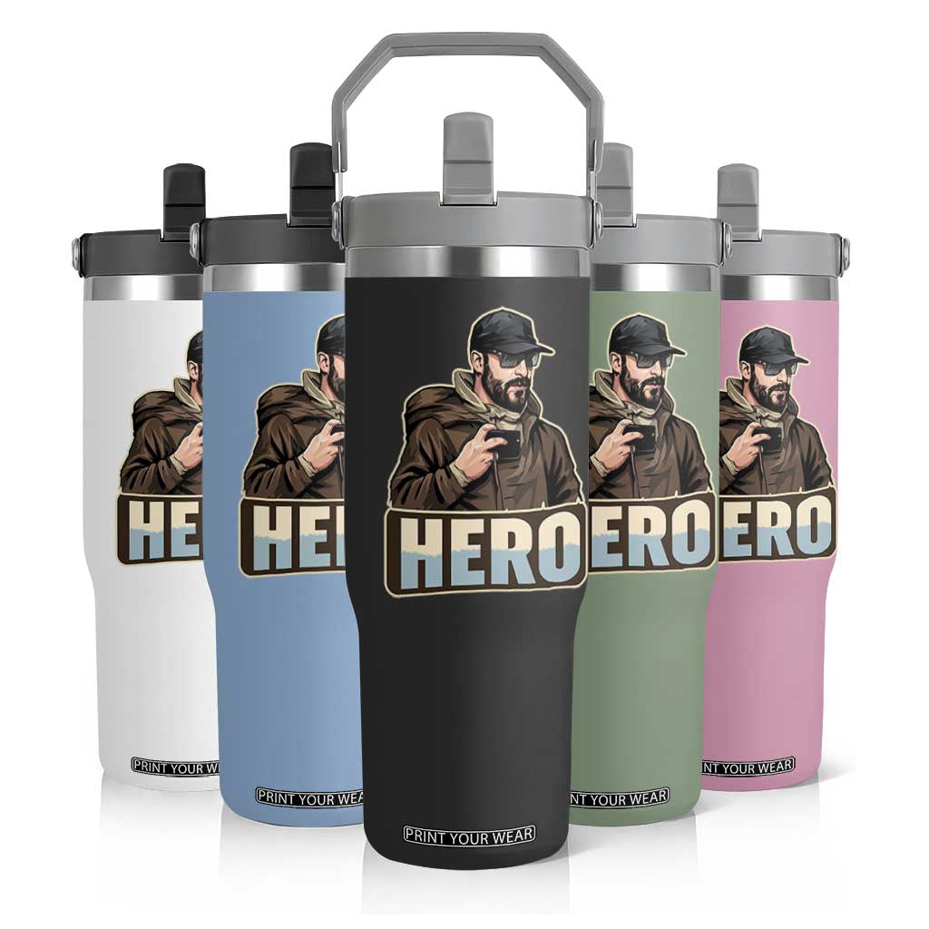 Community Hero Alex Pretti Flip Straw Tumbler Minneapolis Support Gift TS12 Print Your Wear