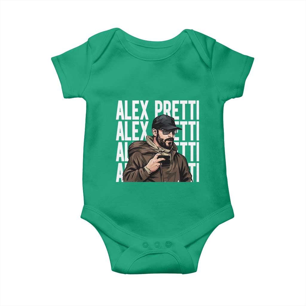 Alex Pretti Baby Onesie Minneapolis Hero Nurse Community Support Gift TS12 Irish Green Print Your Wear