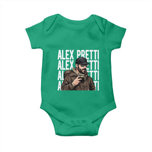 Alex Pretti Baby Onesie Minneapolis Hero Nurse Community Support Gift TS12 Irish Green Print Your Wear