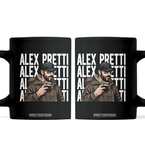 Alex Pretti Coffee Mug Minneapolis Hero Nurse Community Support Gift TS12 Black Print Your Wear