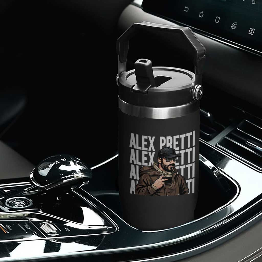 Alex Pretti Flip Straw Tumbler Minneapolis Hero Nurse Community Support Gift TS12 Print Your Wear