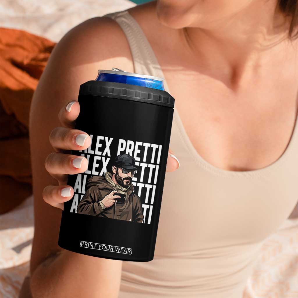 Alex Pretti 4 in 1 Can Cooler Tumbler Minneapolis Hero Nurse Community Support Gift TS12 Print Your Wear