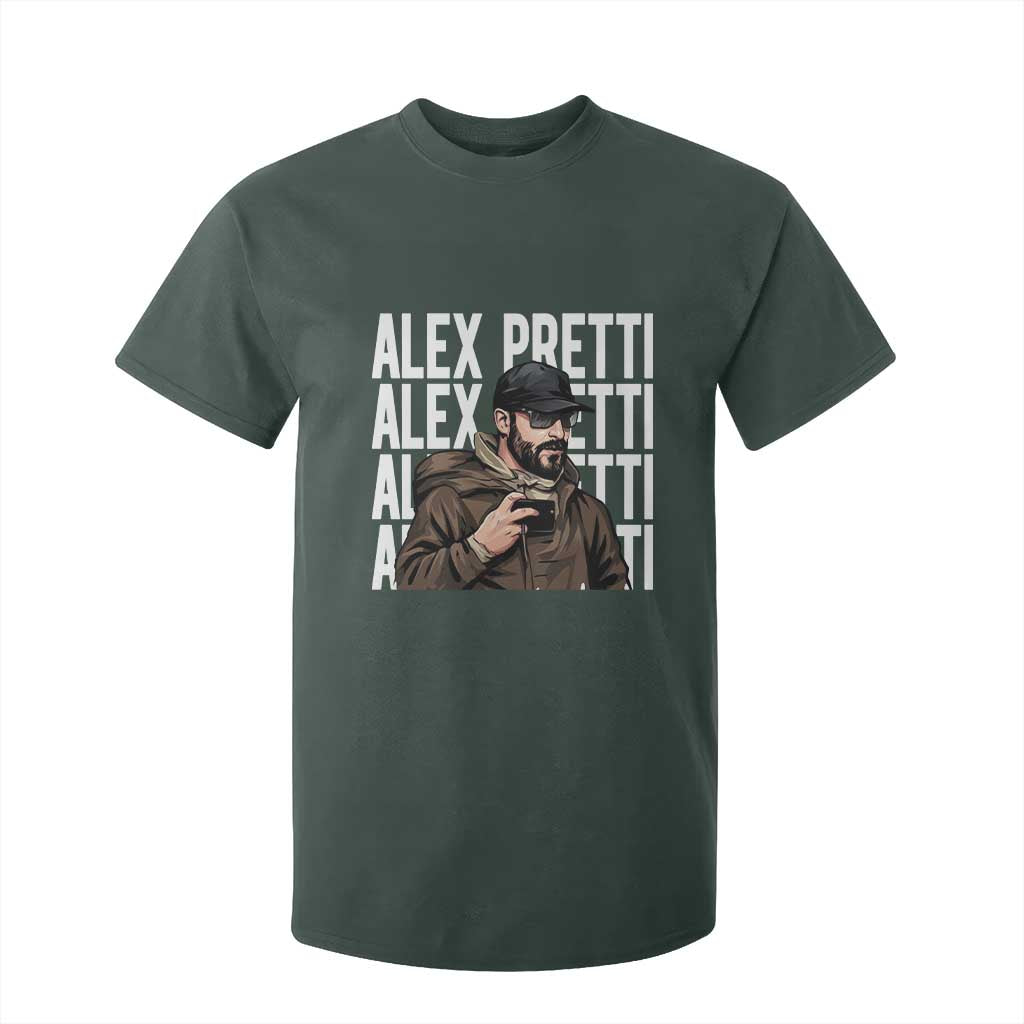Alex Pretti T Shirt For Kid Minneapolis Hero Nurse Community Support Gift TS12 Dark Forest Green Print Your Wear