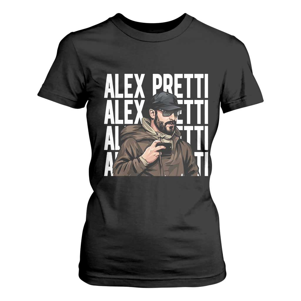 Alex Pretti T Shirt For Women Minneapolis Hero Nurse Community Support Gift TS12 Black Print Your Wear