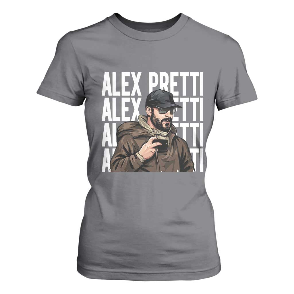 Alex Pretti T Shirt For Women Minneapolis Hero Nurse Community Support Gift TS12 Charcoal Print Your Wear