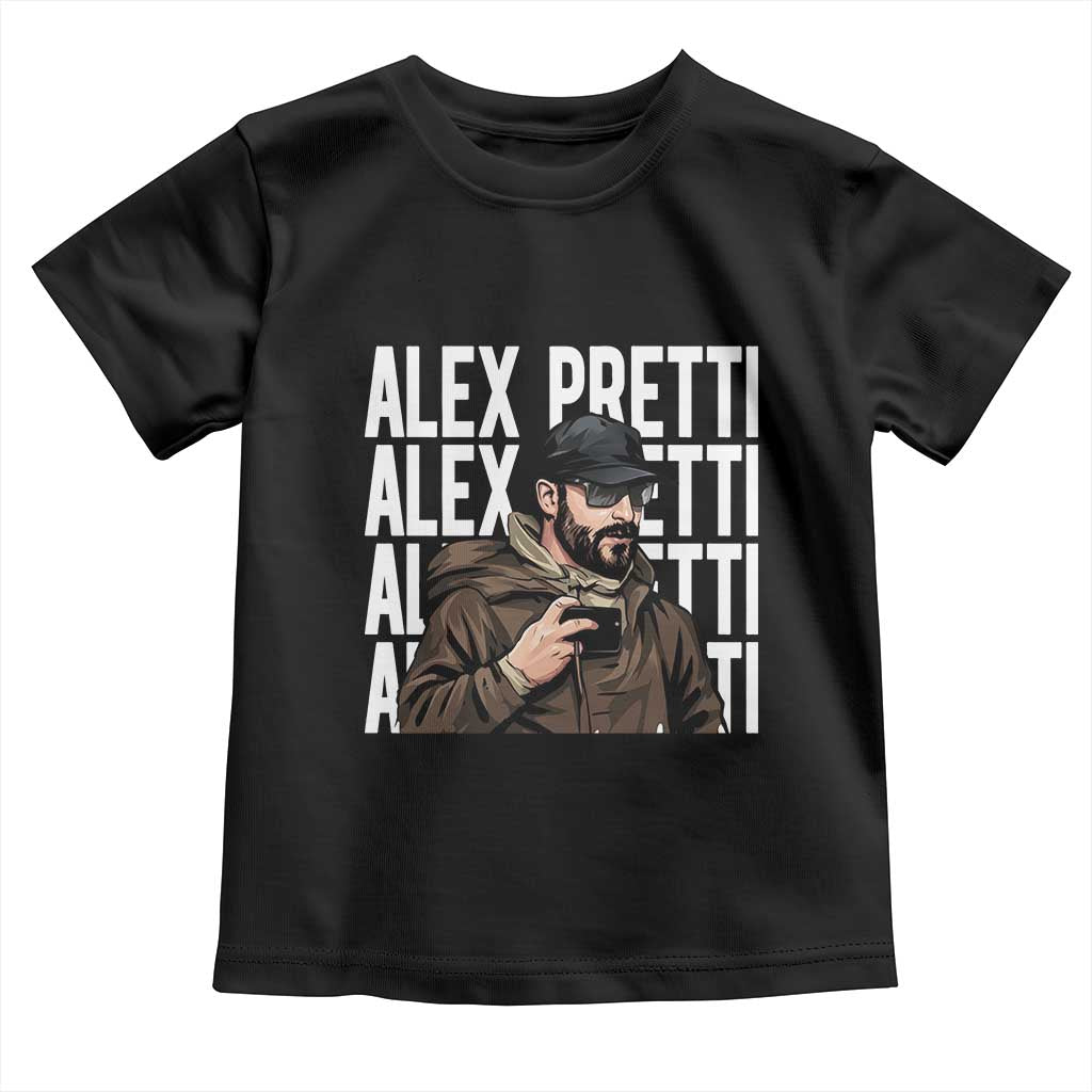 Alex Pretti Toddler T Shirt Minneapolis Hero Nurse Community Support Gift TS12 Black Print Your Wear