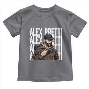 Alex Pretti Toddler T Shirt Minneapolis Hero Nurse Community Support Gift TS12 Charcoal Print Your Wear