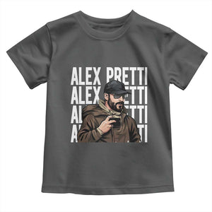 Alex Pretti Toddler T Shirt Minneapolis Hero Nurse Community Support Gift TS12 Dark Heather Print Your Wear