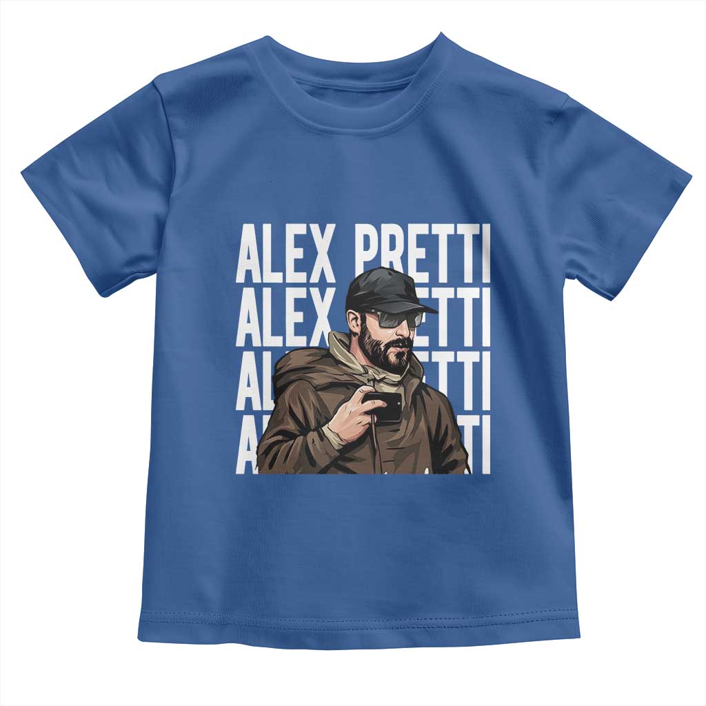 Alex Pretti Toddler T Shirt Minneapolis Hero Nurse Community Support Gift TS12 Royal Blue Print Your Wear