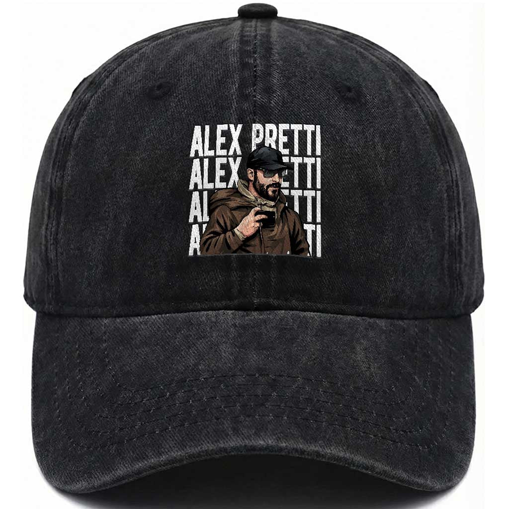 Alex Pretti Washed Cotton Baseball Cap Minneapolis Hero Nurse Community Support Gift TS12 Print Your Wear