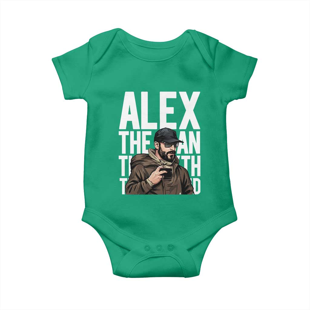 Alex Pretti Baby Onesie Alex The Man The Myth The Legend Vintage Gift TS12 Irish Green Print Your Wear