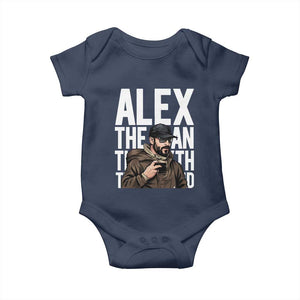 Alex Pretti Baby Onesie Alex The Man The Myth The Legend Vintage Gift TS12 Navy Print Your Wear