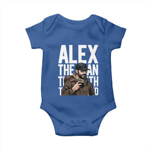 Alex Pretti Baby Onesie Alex The Man The Myth The Legend Vintage Gift TS12 Royal Blue Print Your Wear