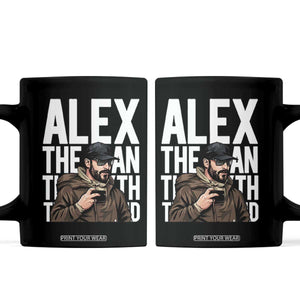 Alex Pretti Coffee Mug Alex The Man The Myth The Legend Vintage Gift TS12 Black Print Your Wear