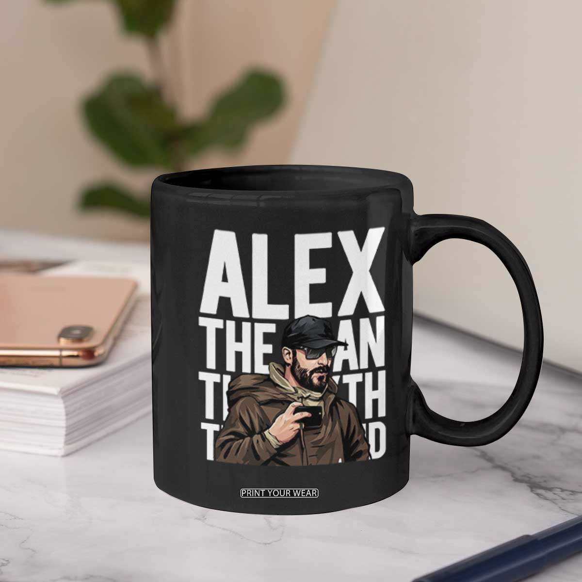 Alex Pretti Coffee Mug Alex The Man The Myth The Legend Vintage Gift TS12 Print Your Wear