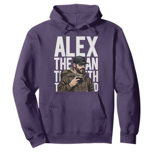 Alex Pretti Hoodie Alex The Man The Myth The Legend Vintage Gift TS12 Purple Print Your Wear