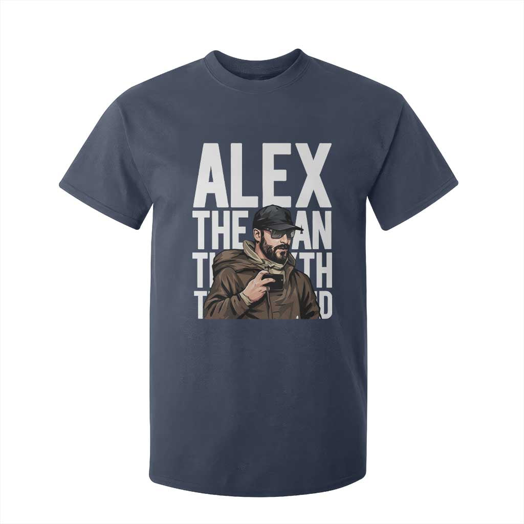 Alex Pretti T Shirt For Kid Alex The Man The Myth The Legend Vintage Gift TS12 Navy Print Your Wear