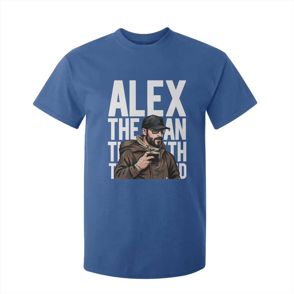 Alex Pretti T Shirt For Kid Alex The Man The Myth The Legend Vintage Gift TS12 Royal Blue Print Your Wear