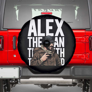 Alex Pretti Spare Tire Cover Alex The Man The Myth The Legend Vintage Gift TS12 Black Print Your Wear