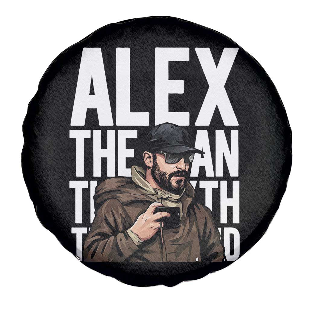 Alex Pretti Spare Tire Cover Alex The Man The Myth The Legend Vintage Gift TS12 Print Your Wear