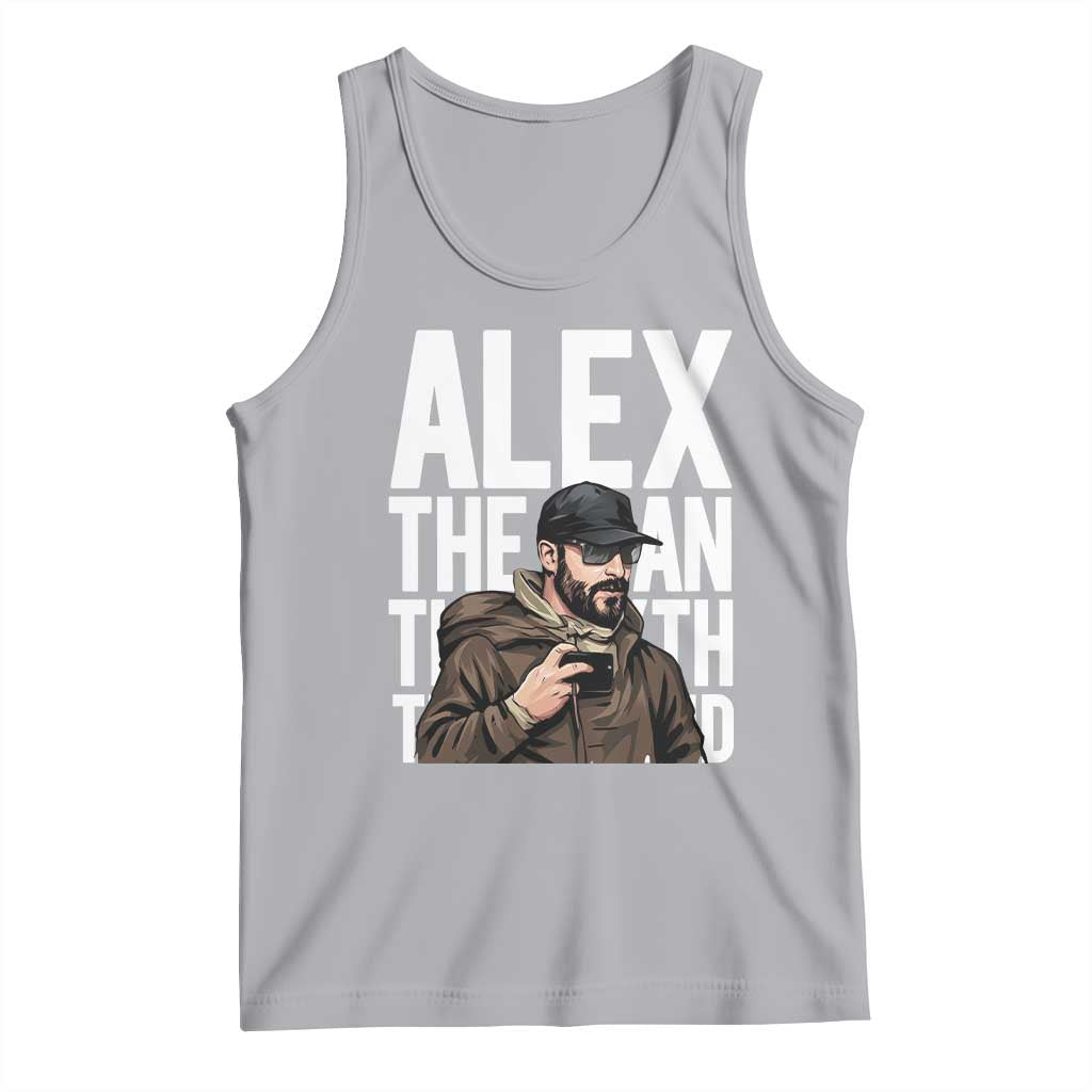 Alex Pretti Tank Top Alex The Man The Myth The Legend Vintage Gift TS12 Athletic Heather Print Your Wear