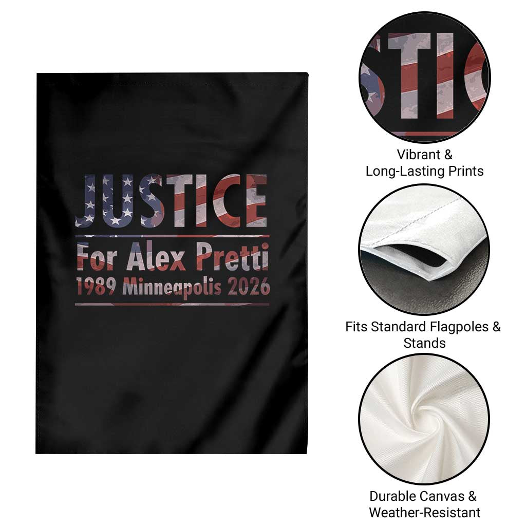 Justice For Alex Pretti Garden Flag Minneapolis MN Tribute Gift TS12 Print Your Wear