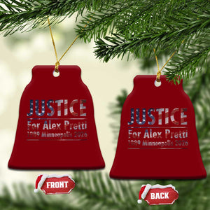 Justice For Alex Pretti Ceramic Ornament Minneapolis MN Tribute Gift TS12 Print Your Wear