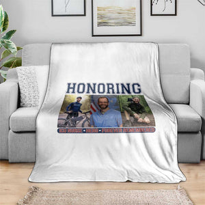 Honoring Alex Pretti Memorial Throw Blanket ICU Nurse Hero Tribute Minneapolis TS12 Print Your Wear