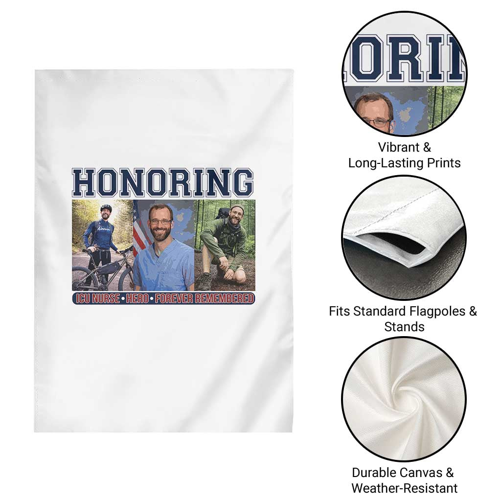 Honoring Alex Pretti Memorial Garden Flag ICU Nurse Hero Tribute Minneapolis TS12 Print Your Wear