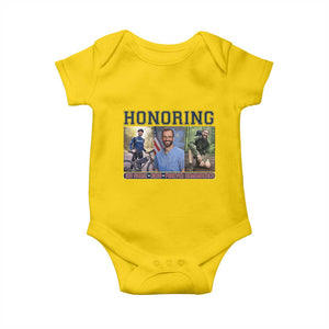 Honoring Alex Pretti Memorial Baby Onesie ICU Nurse Hero Tribute Minneapolis TS12 Daisy Print Your Wear