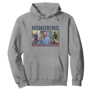 Honoring Alex Pretti Memorial Hoodie ICU Nurse Hero Tribute Minneapolis TS12 Sport Gray Print Your Wear