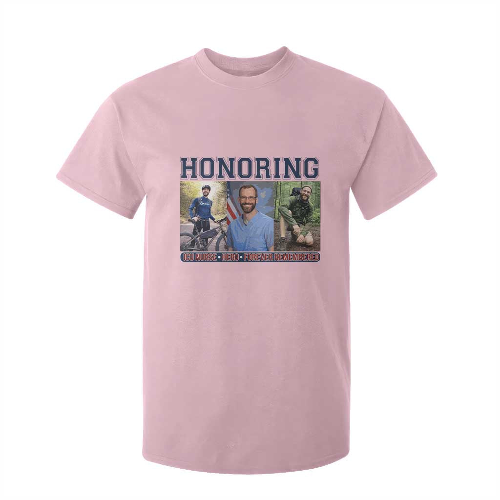 Honoring Alex Pretti Memorial T Shirt For Kid ICU Nurse Hero Tribute Minneapolis TS12 Light Pink Print Your Wear