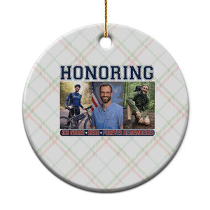 Honoring Alex Pretti Memorial Ceramic Ornament ICU Nurse Hero Tribute Minneapolis TS12 1pc Christmas Plaid Print Your Wear