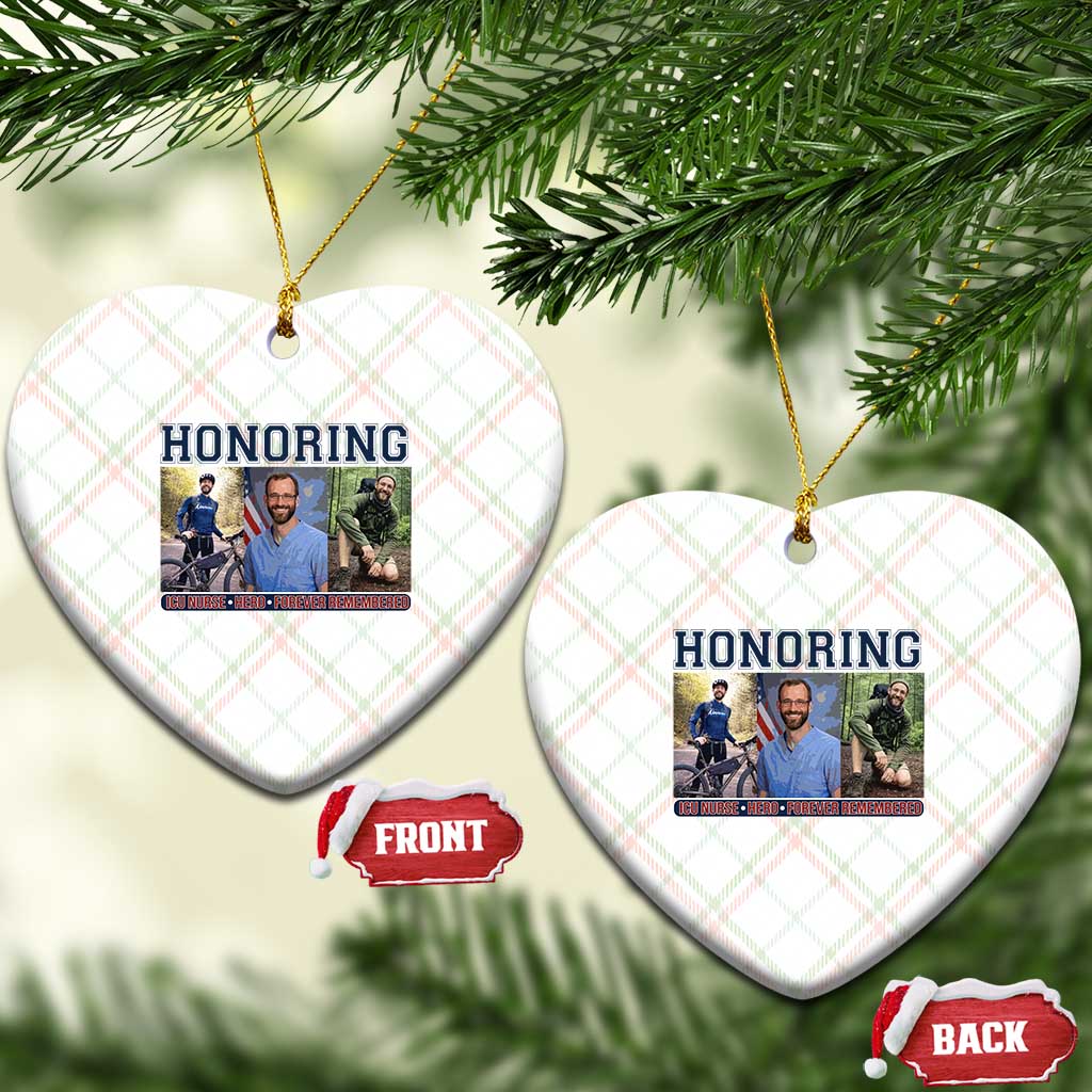 Honoring Alex Pretti Memorial Ceramic Ornament ICU Nurse Hero Tribute Minneapolis TS12 Print Your Wear