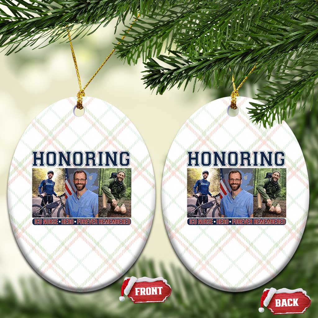 Honoring Alex Pretti Memorial Ceramic Ornament ICU Nurse Hero Tribute Minneapolis TS12 Print Your Wear