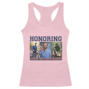 Honoring Alex Pretti Memorial Racerback Tank Top ICU Nurse Hero Tribute Minneapolis TS12 Light Pink Print Your Wear