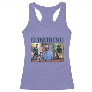 Honoring Alex Pretti Memorial Racerback Tank Top ICU Nurse Hero Tribute Minneapolis TS12 Violet Print Your Wear