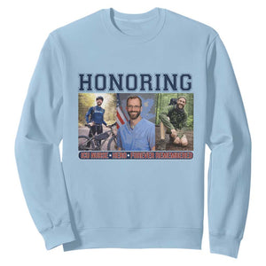 Honoring Alex Pretti Memorial Sweatshirt ICU Nurse Hero Tribute Minneapolis TS12 Light Blue Print Your Wear