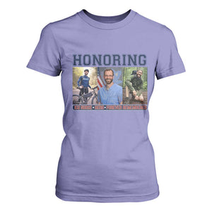 Honoring Alex Pretti Memorial T Shirt For Women ICU Nurse Hero Tribute Minneapolis TS12 Violet Print Your Wear