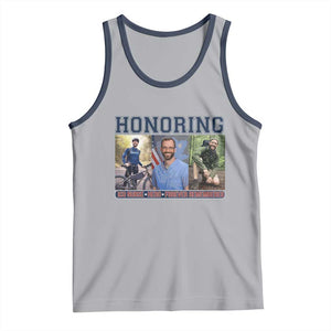 Honoring Alex Pretti Memorial Tank Top ICU Nurse Hero Tribute Minneapolis TS12 Athletic Heather Navy Print Your Wear