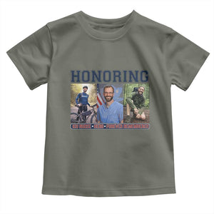 Honoring Alex Pretti Memorial Toddler T Shirt ICU Nurse Hero Tribute Minneapolis TS12 Military Green Print Your Wear
